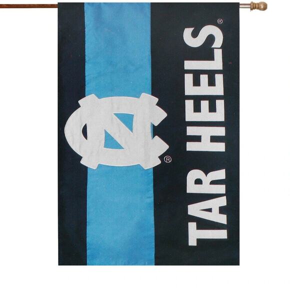 North Carolina UNC Tar Heels 28 inch x 44 inch 2 Sided Flag NEW - Picture 1 of 11